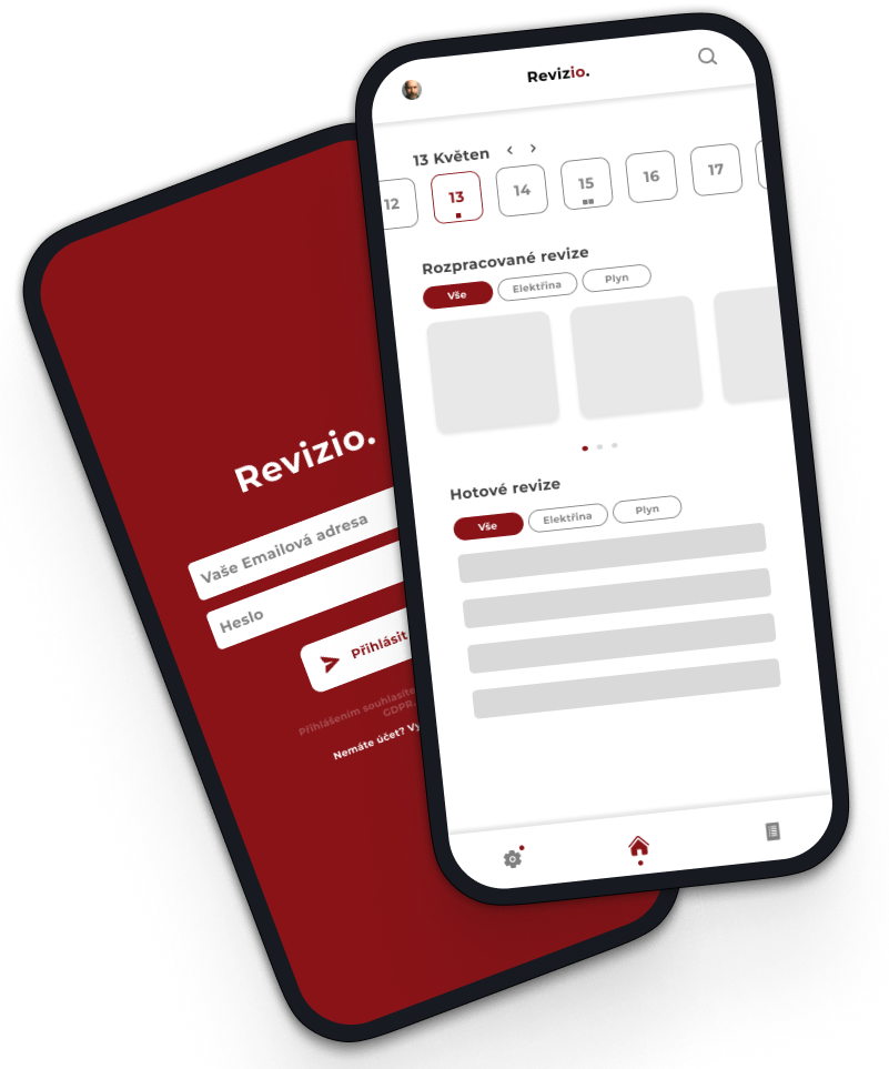 Design připravované aplikace.